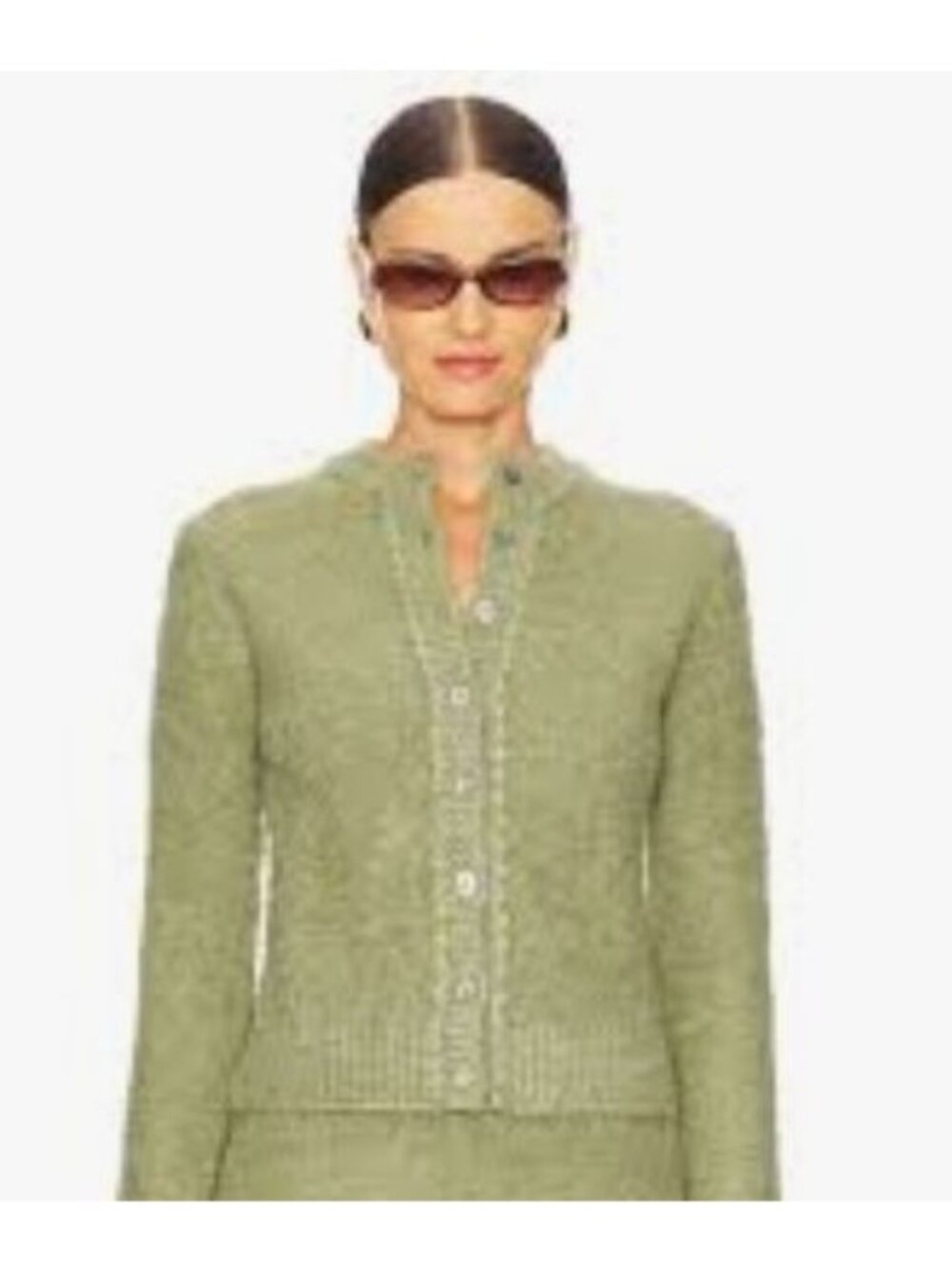 Danielle Guizio Palmyra Knit cardigan Sage NWT - Size M